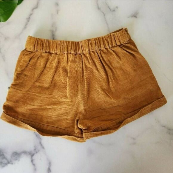 Lacey Lane Bounty tuckers girls toddler 3t Autumn copper penny corduroy shorts v - Picture 4 of 7